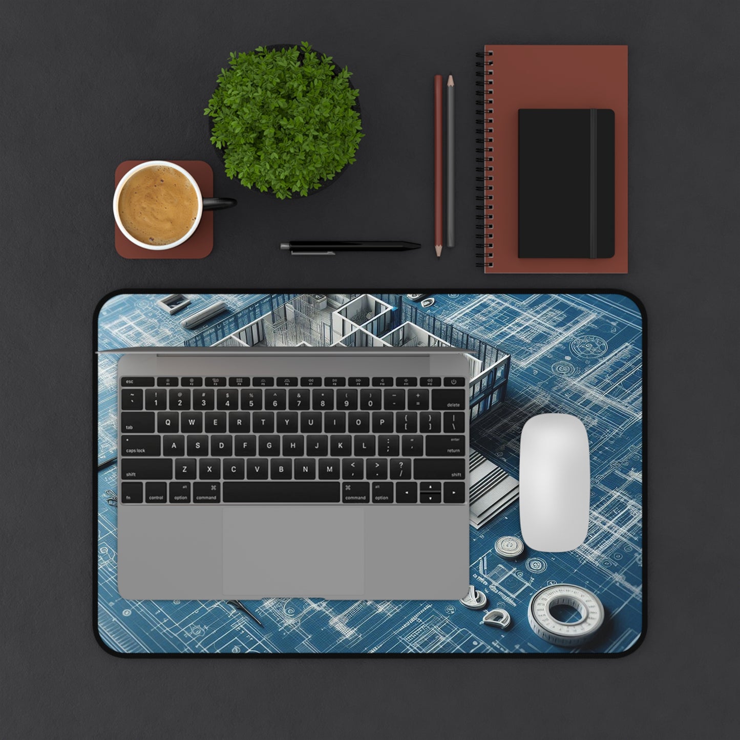 Architectural Blueprint | Desk Mat