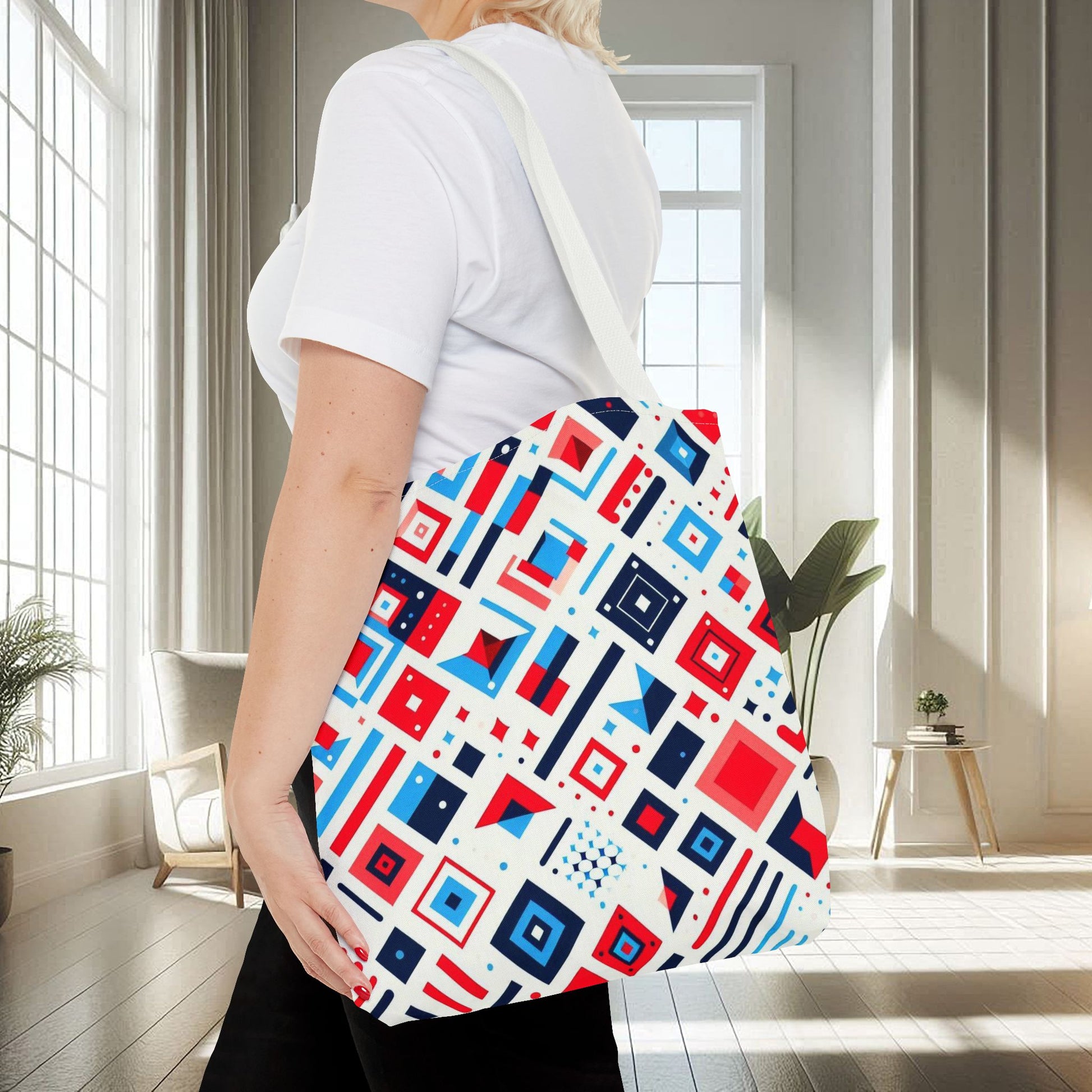 Modern Multicolored Abstract Shapes | Tote Bag