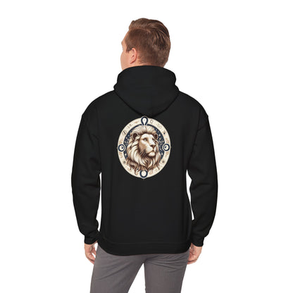 Lion | Signe du zodiaque | Sweat à capuche unisexe Heavy Blend™