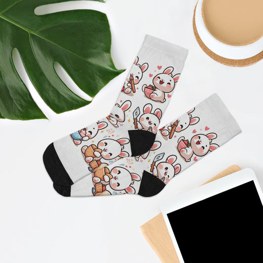 Lapins mignons | Chaussettes confortables