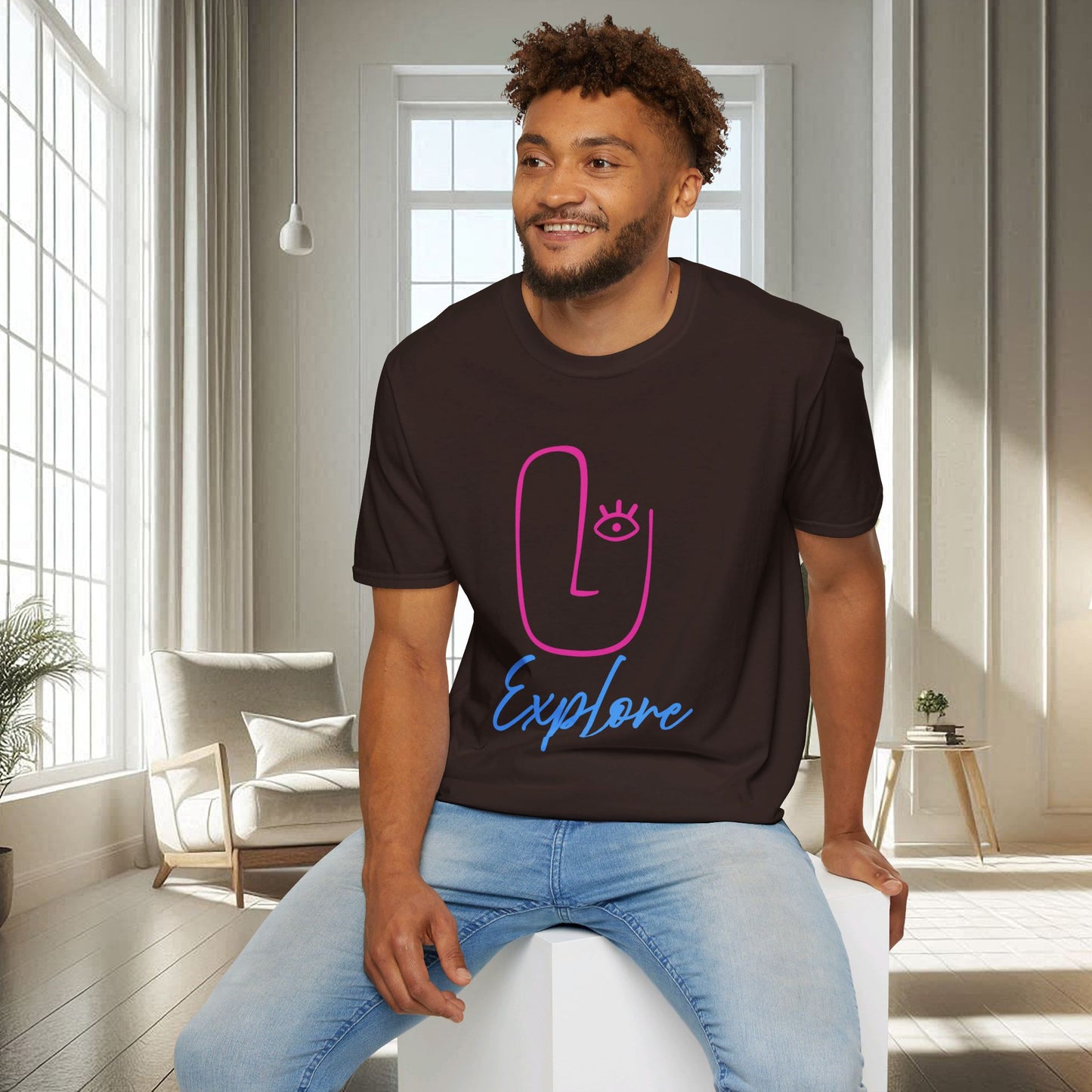 Explorez et voyagez | T-shirt doux unisexe