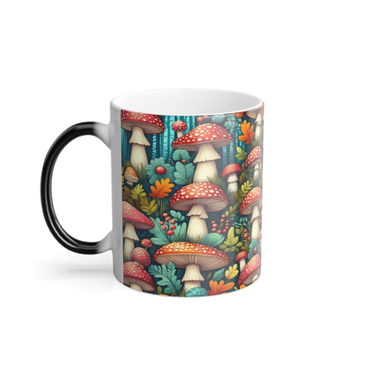 Vibrant Mushrooms | Color Morphing Mug, 11oz