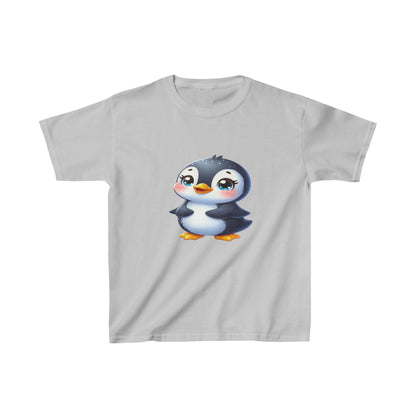 Camiseta de algodón pesado para niños Baby Penguin