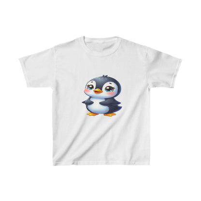 Camiseta de algodón pesado para niños Baby Penguin