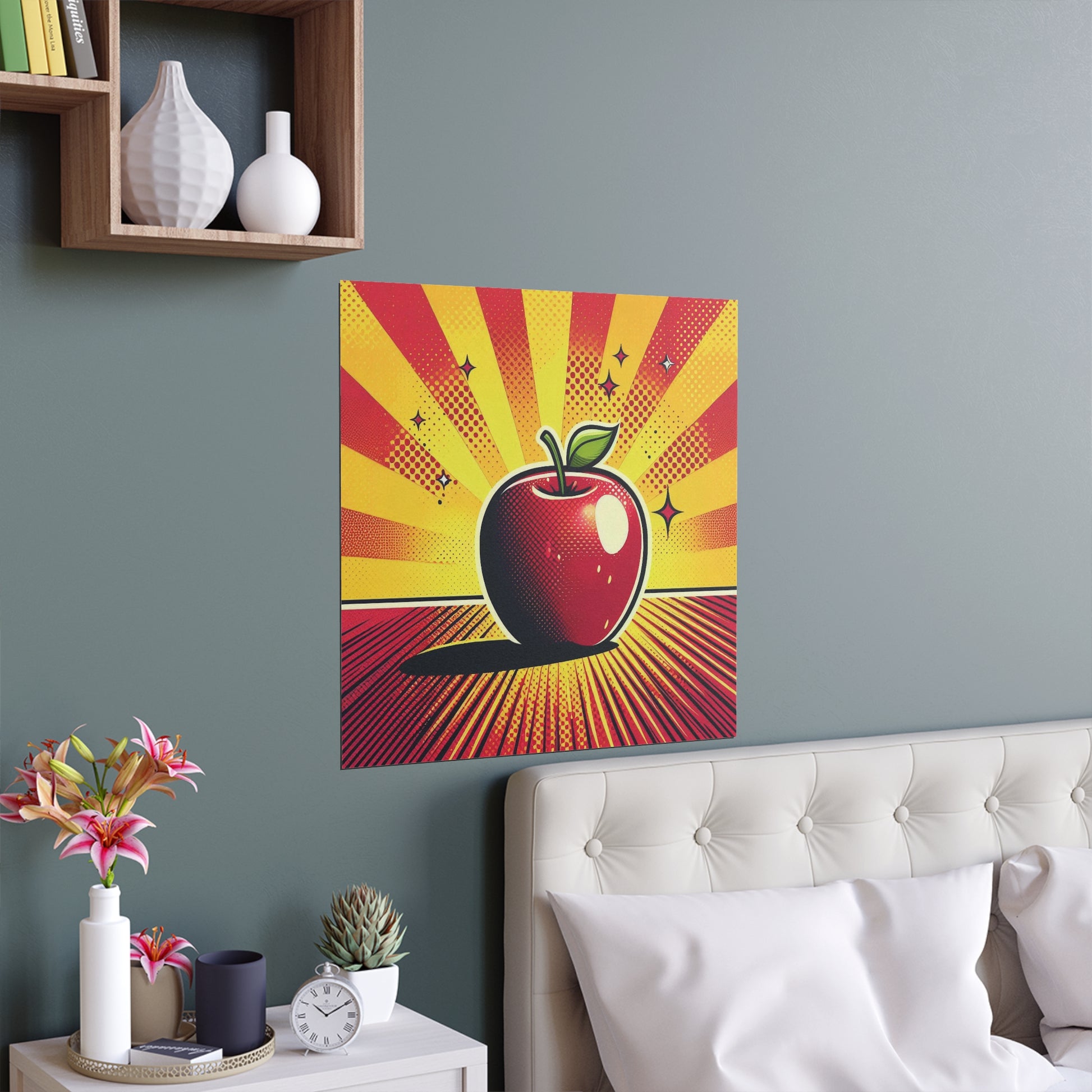 An Apple a Day Keeps the Doctor Away | Indoor and Outdoor Silk Poster