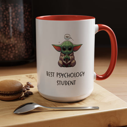 Best Psychology Student | Accent Coffee Mug (11, 15oz)