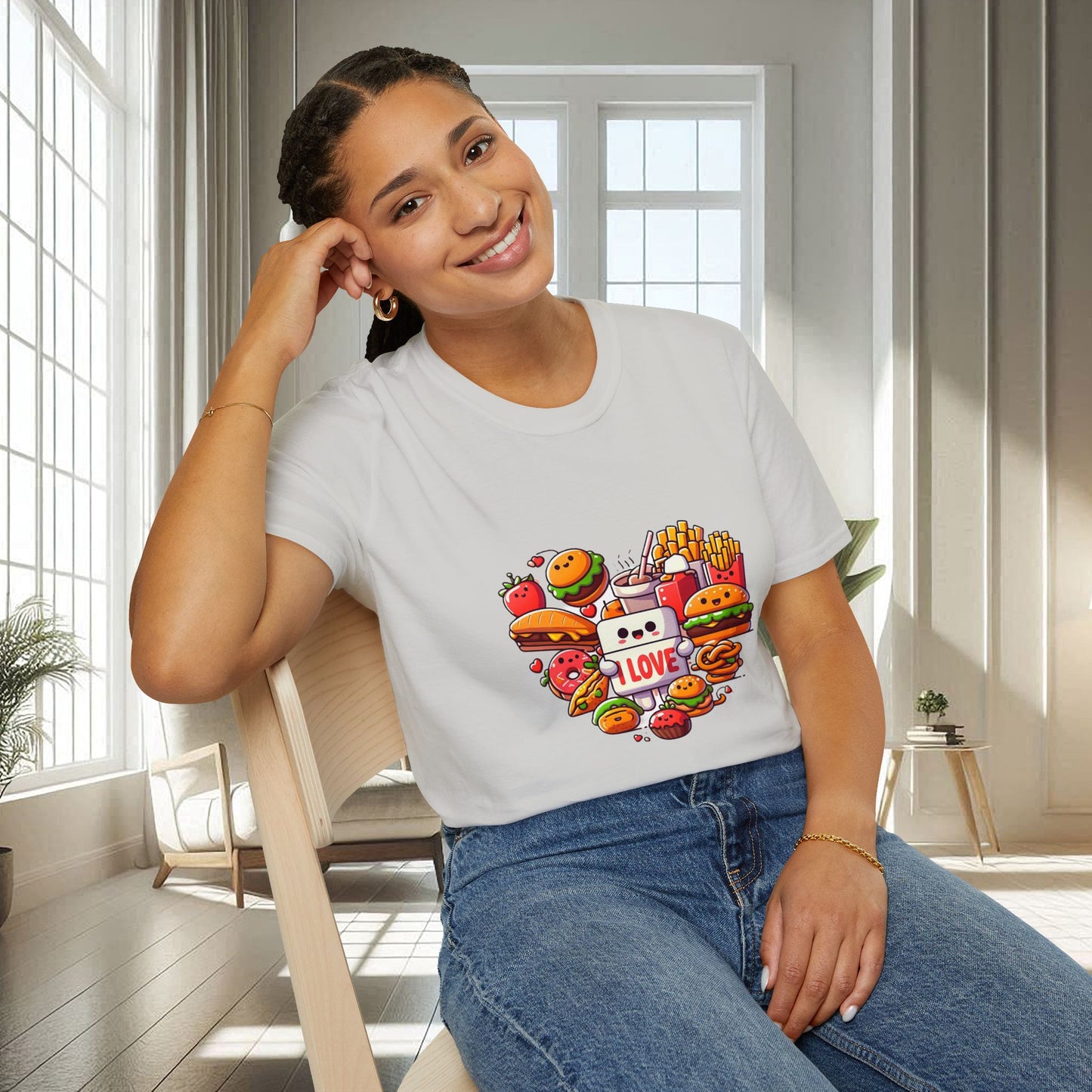 I Love Food | Unisex Soft T-shirt