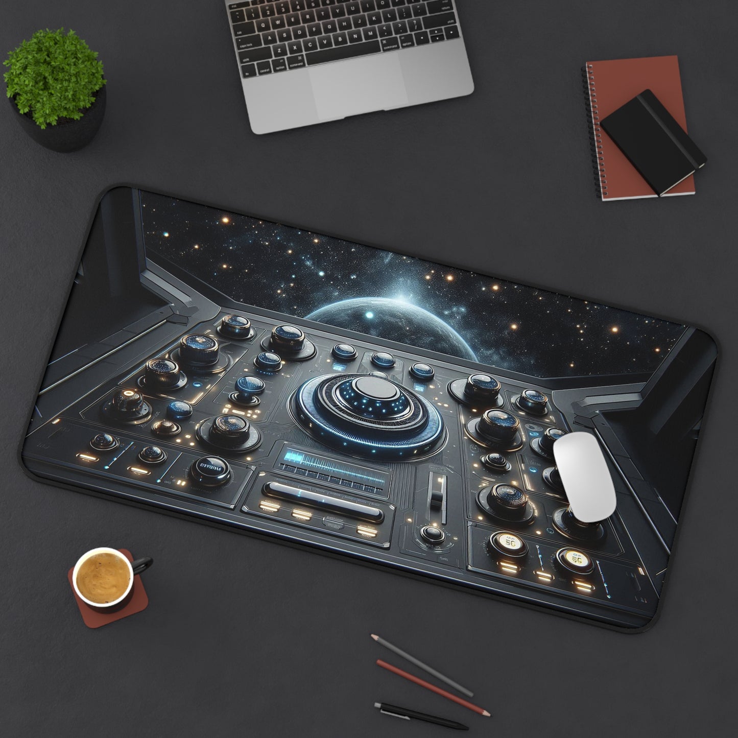 Space Age Control Panel | Desk Mat