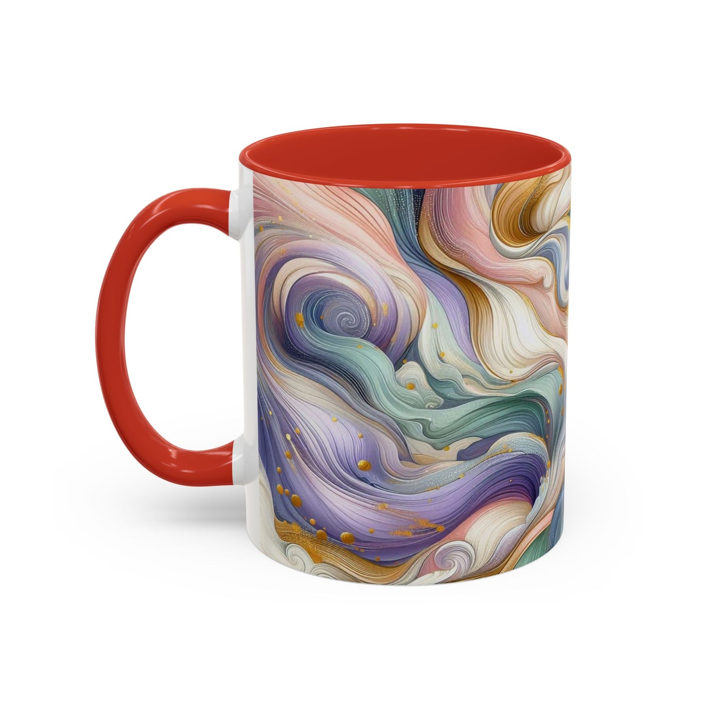 Tourbillons colorés | Tasse à café Accent (11 oz)