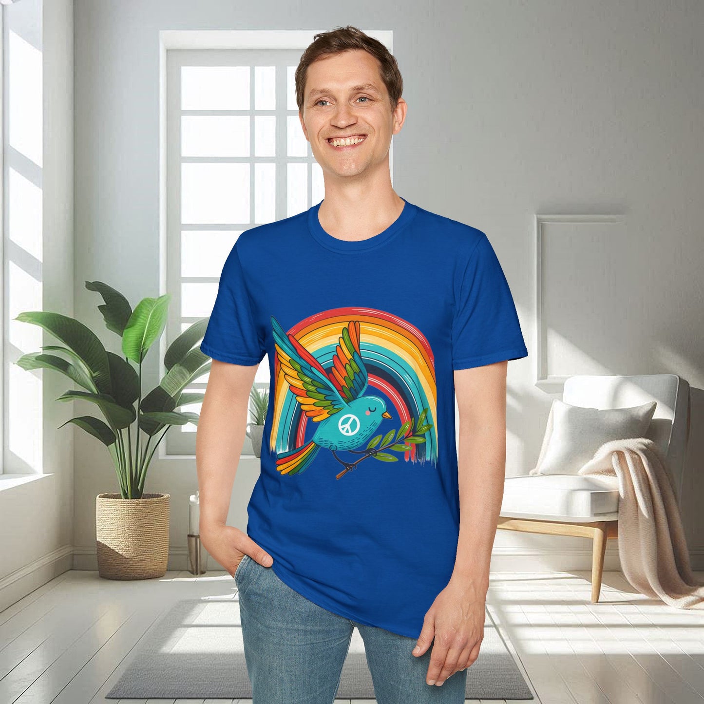 Oiseau de la paix | T-shirt doux unisexe