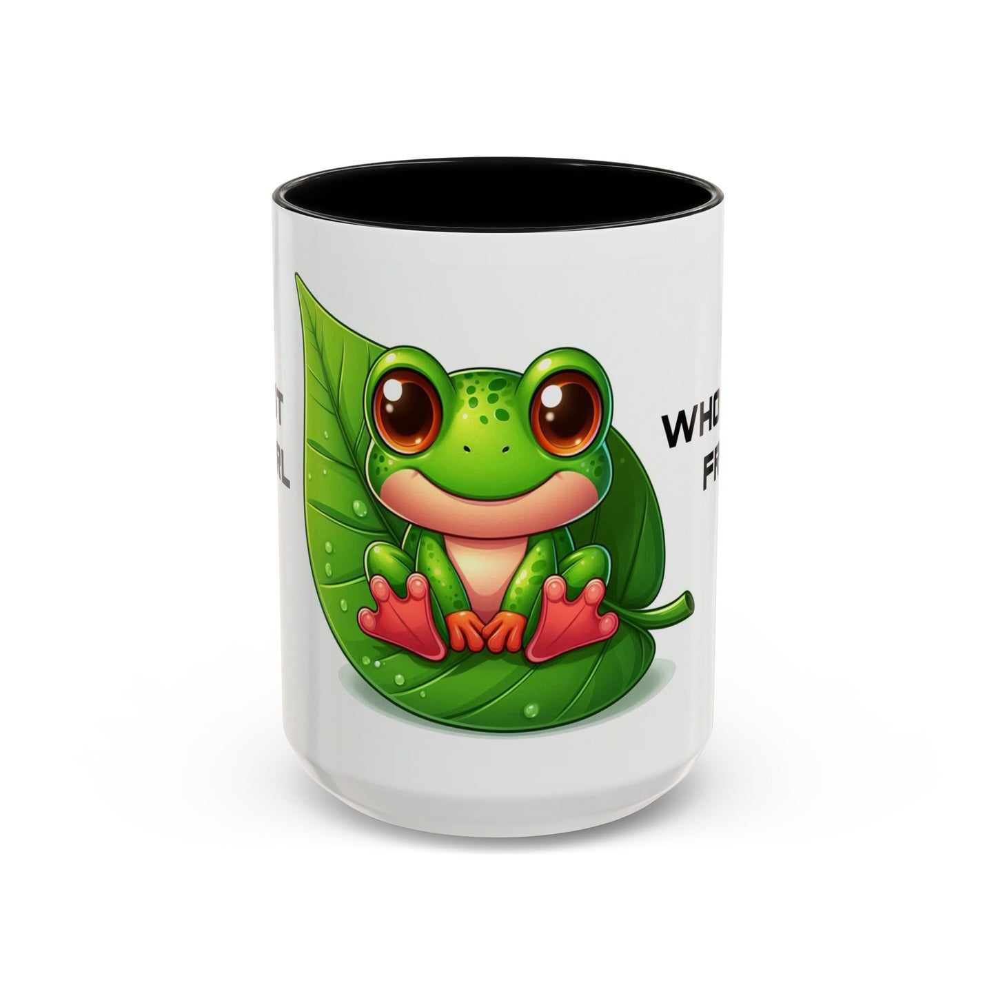 Just A Girl Who Loves Frogs | Accent Coffee Mug (11, 15oz)