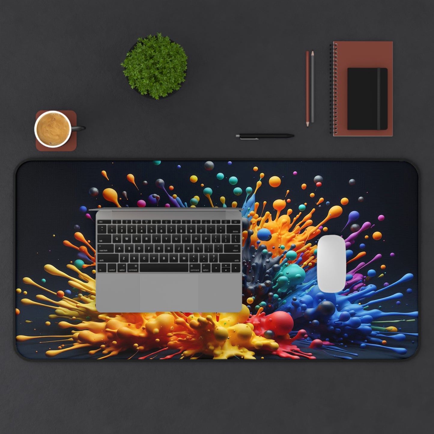 Color Splash | Desk Mat