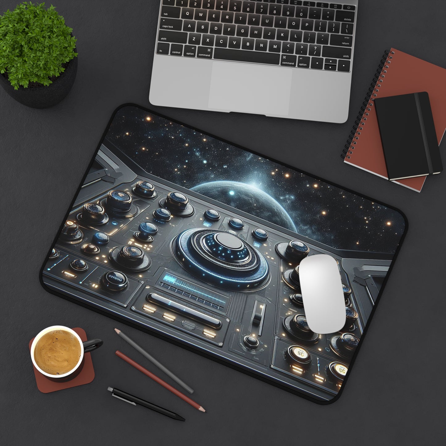 Space Age Control Panel | Desk Mat