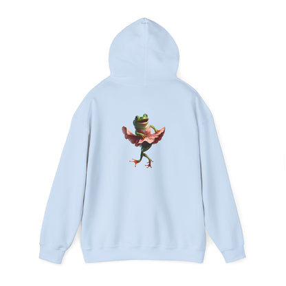 Sweat à capuche unisexe Heavy Blend™ avec motif de grenouille dansante