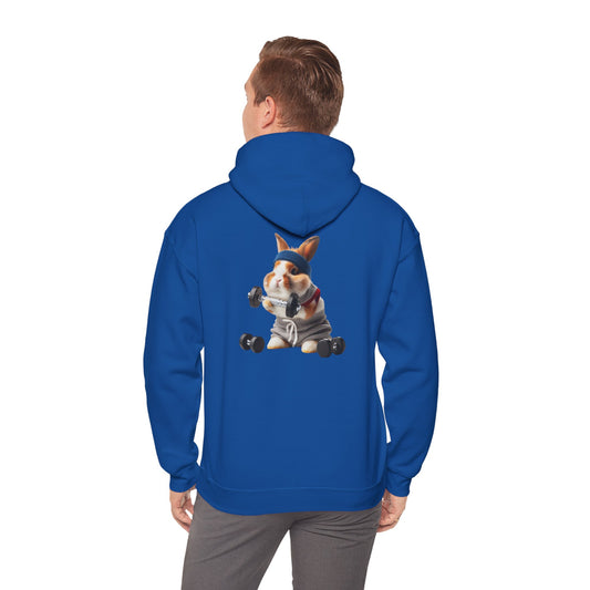 Hare-raising Cardio | Unisex Heavy Blend™ Hooded Sweatshirt