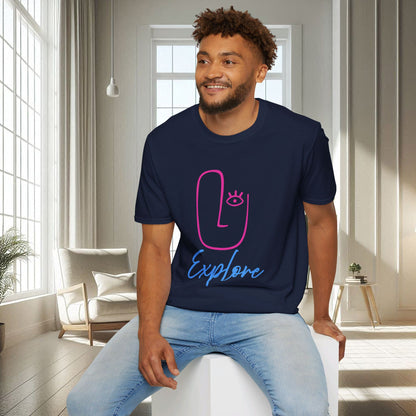 Explorez et voyagez | T-shirt doux unisexe