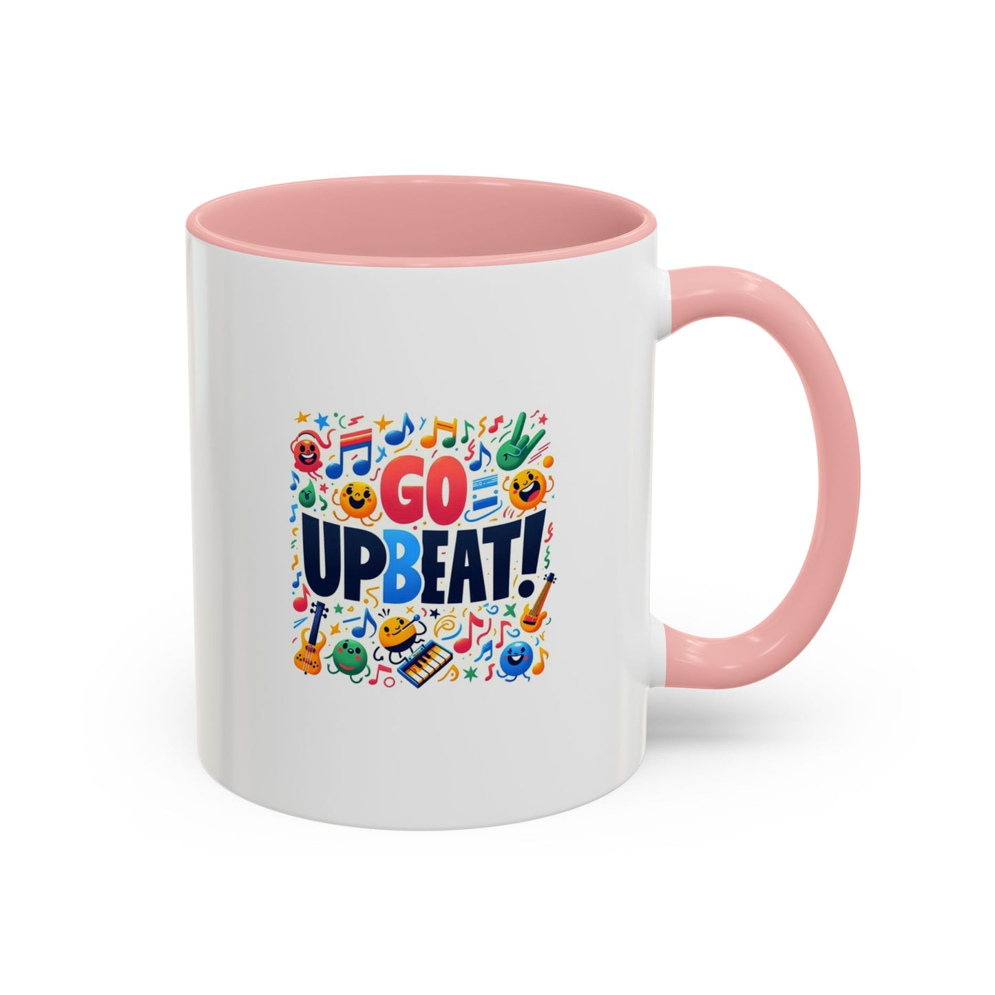 Go Upbeat! | Accent Coffee Mug (11, 15oz)