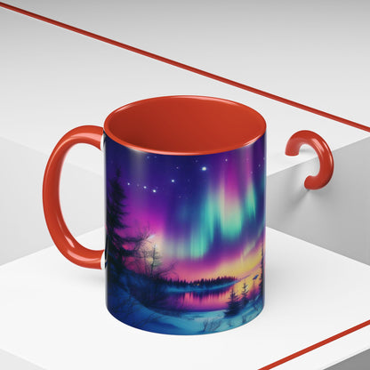 Beautiful Northern Lights | Accent Coffee Mug (11oz)