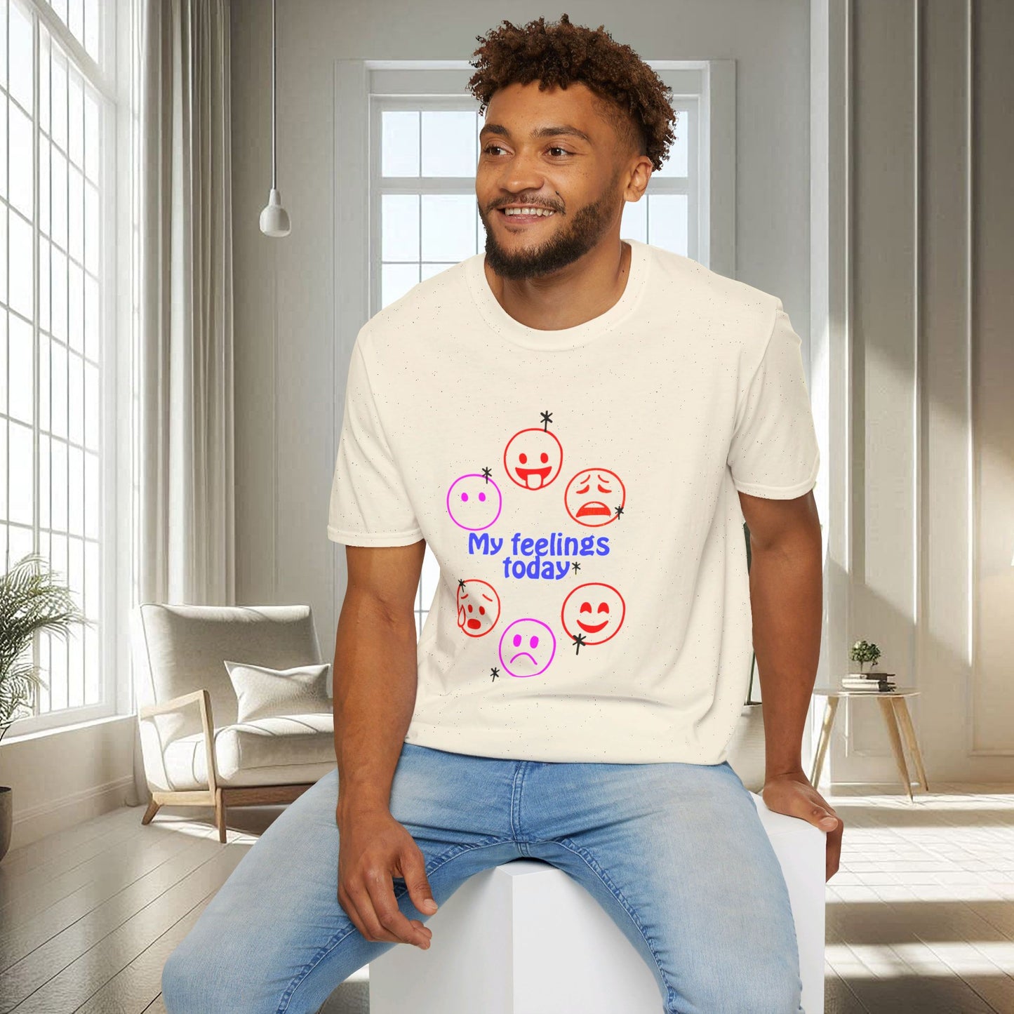 Mes sentiments aujourd'hui | T-shirt unisexe doux