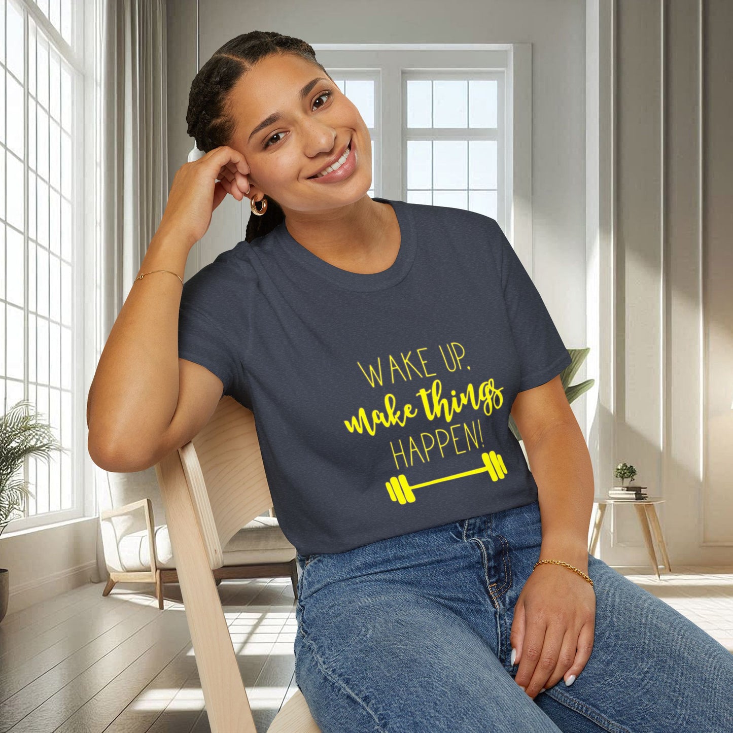 Wake up make things happen | Unisex Soft T-shirt