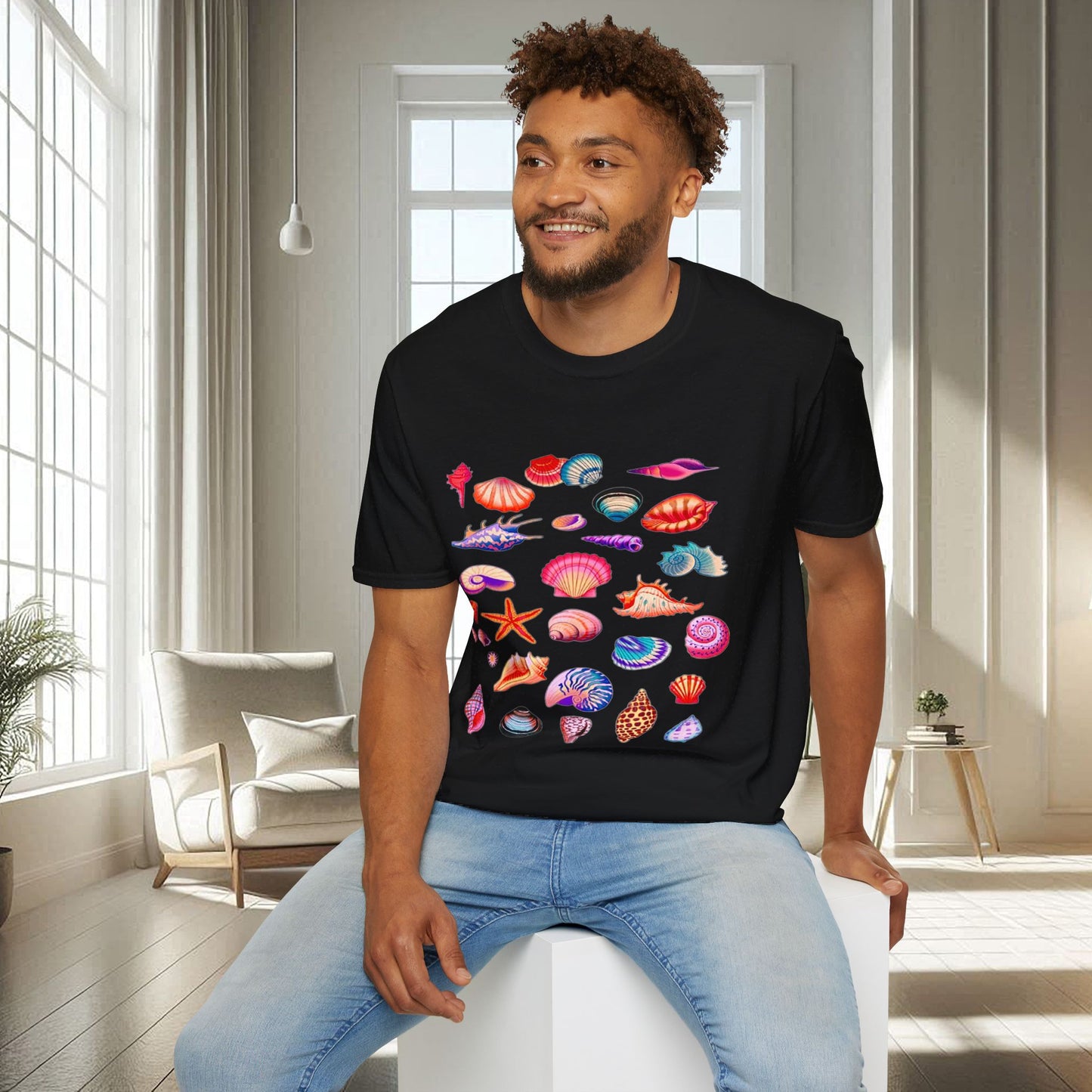 Coquillages | T-shirt doux unisexe