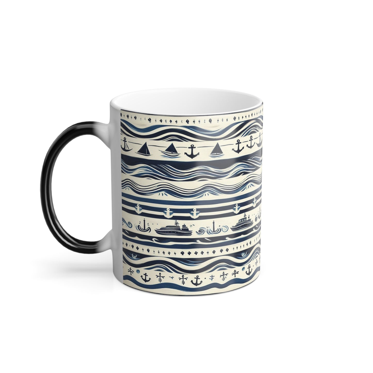 Tasse à motif maritime | Color Morphing, 11 oz