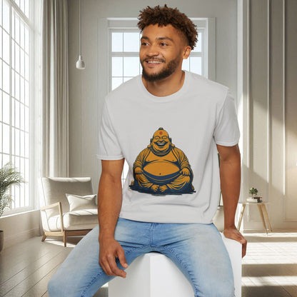 Buda sonriente animado | Camiseta unisex suave