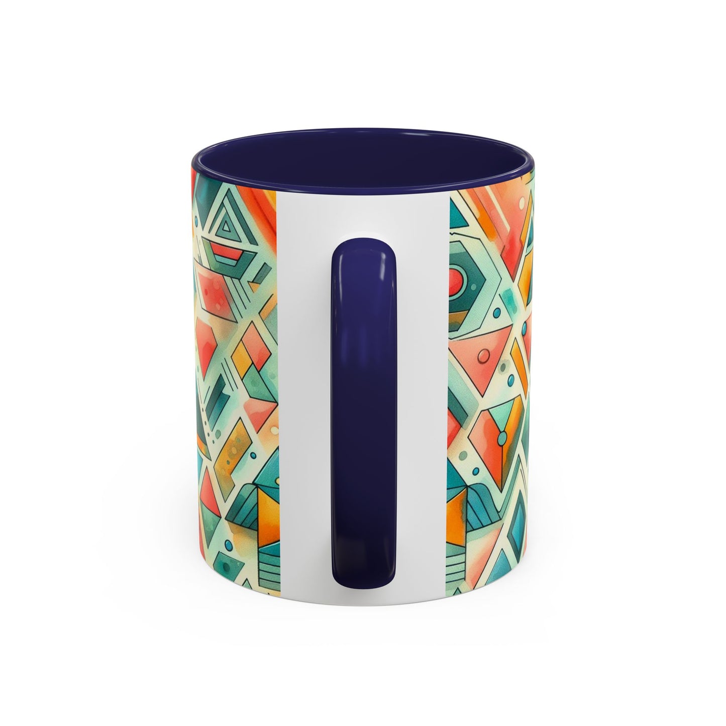 Abstract Geometric Pattern | Accent Coffee Mug (11oz)