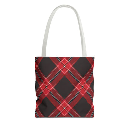 Red, Black Flannel Pattern | Tote Bag