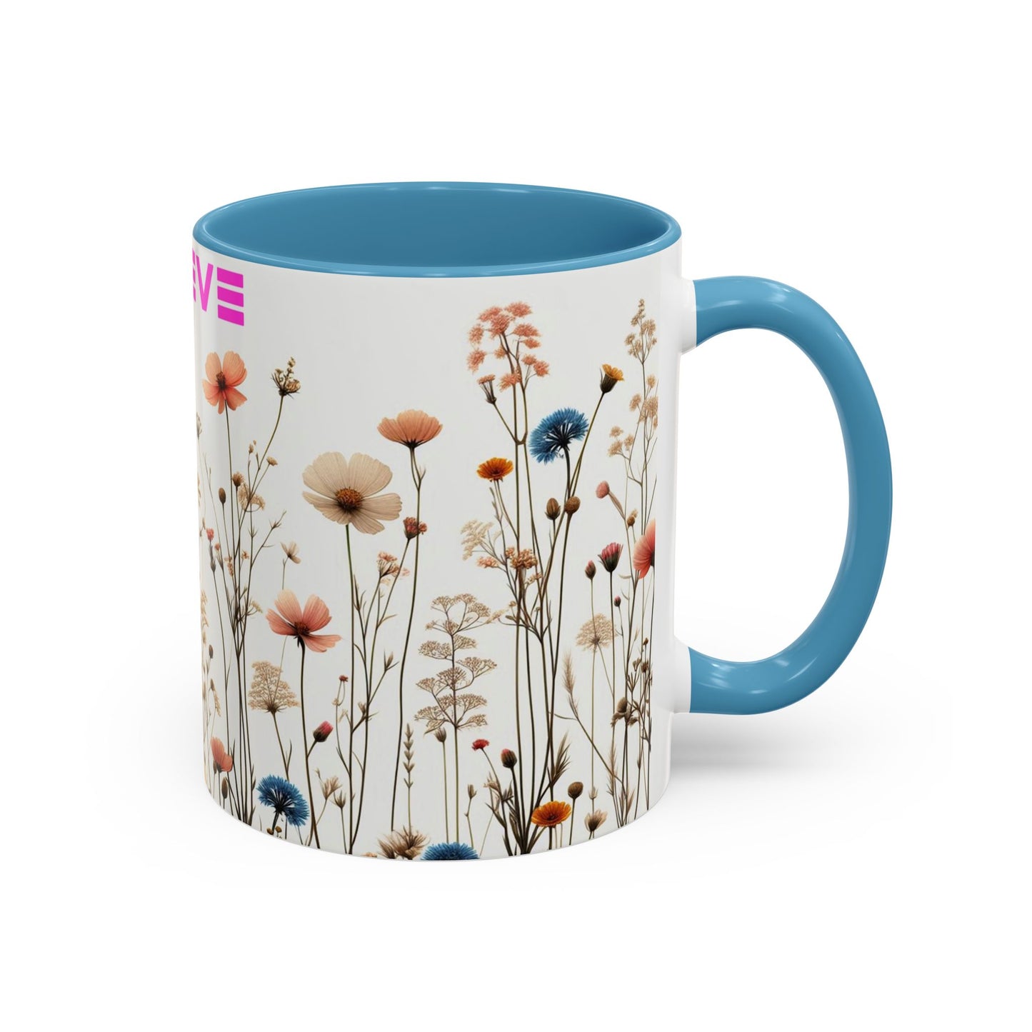 Believe | Wildflowers | Accent Coffee Mug (11, 15oz)