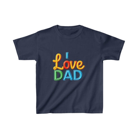 I Love Dad | Kids Heavy Cotton™ Tee