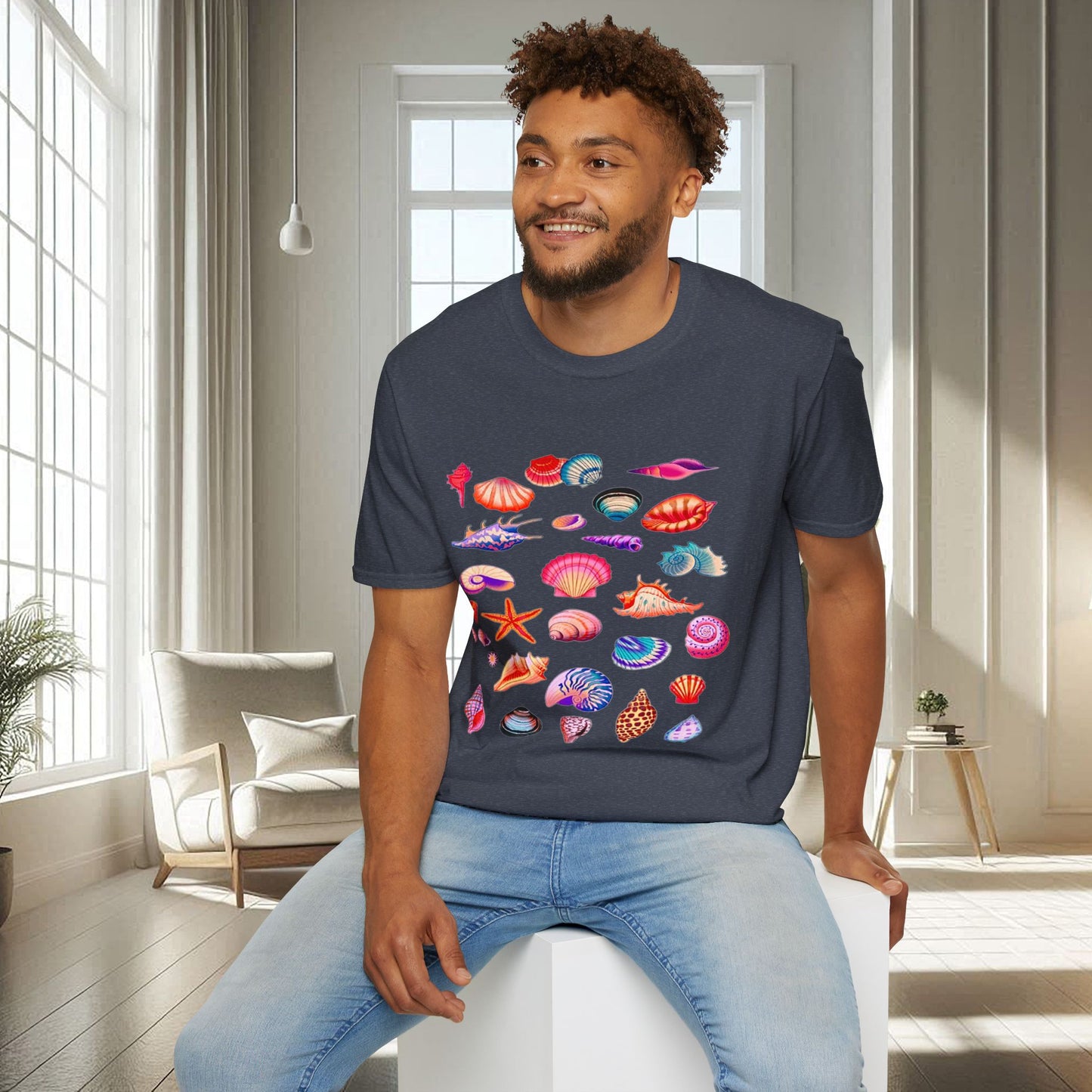 Coquillages | T-shirt doux unisexe