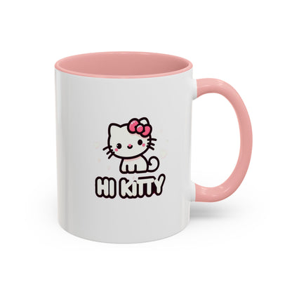 Taza de café con acento de Hi Kitty (11 oz y 15 oz)