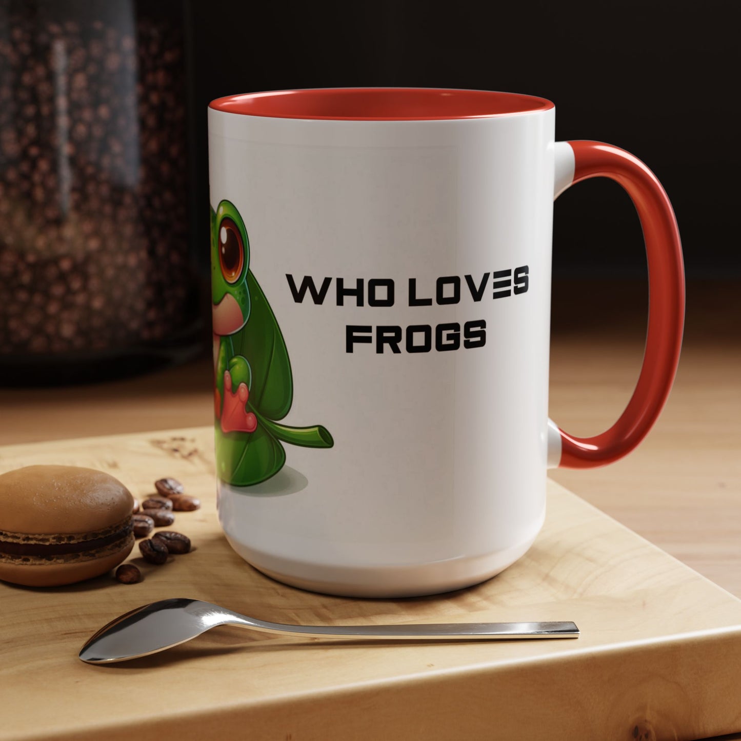 Just A Girl Who Loves Frogs | Accent Coffee Mug (11, 15oz)