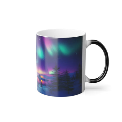 Beautiful Northern Lights | Color Morphing Mug, 11oz