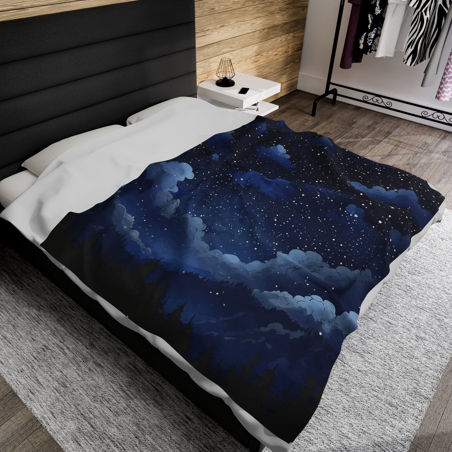 Stay Night | Velveteen Plush Blanket