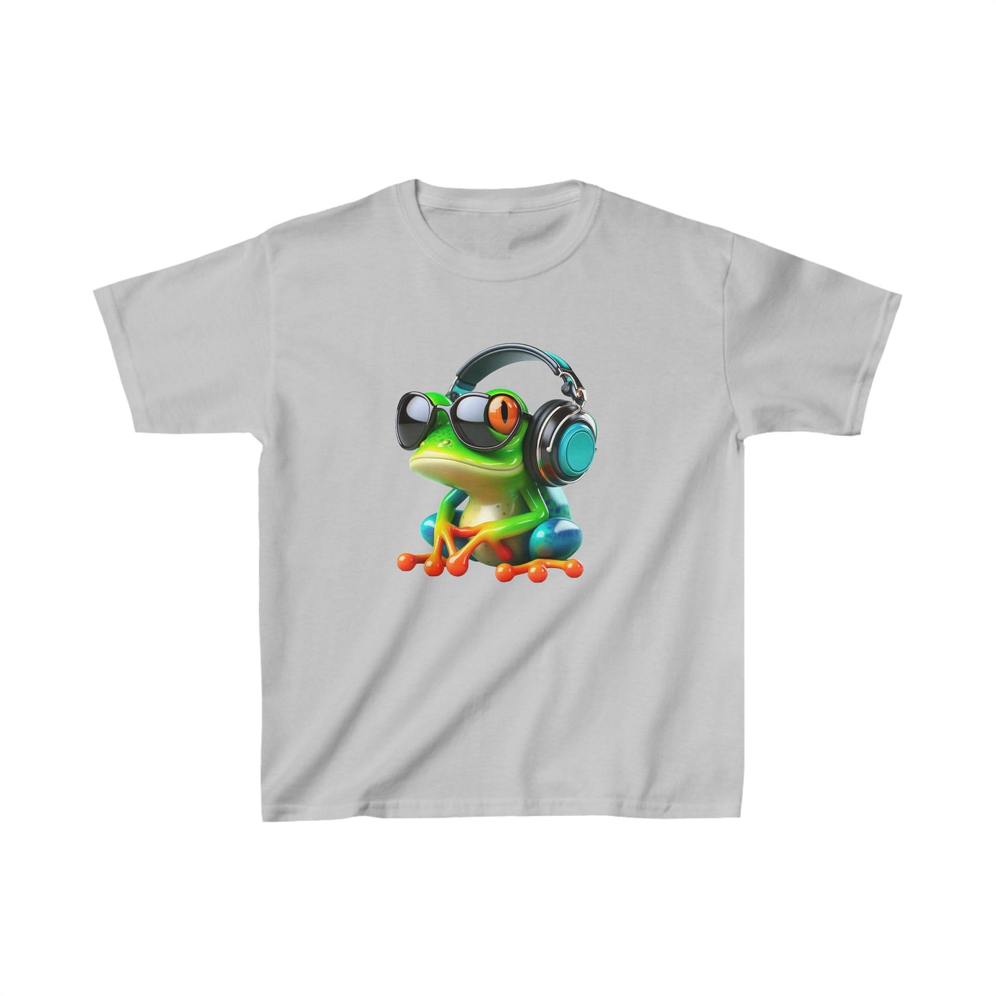 Camiseta de algodón pesado para niños Frog |