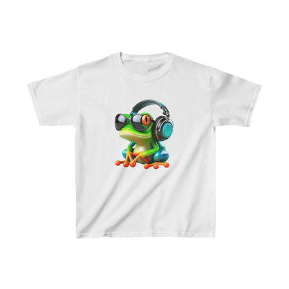 Camiseta de algodón pesado para niños Frog |