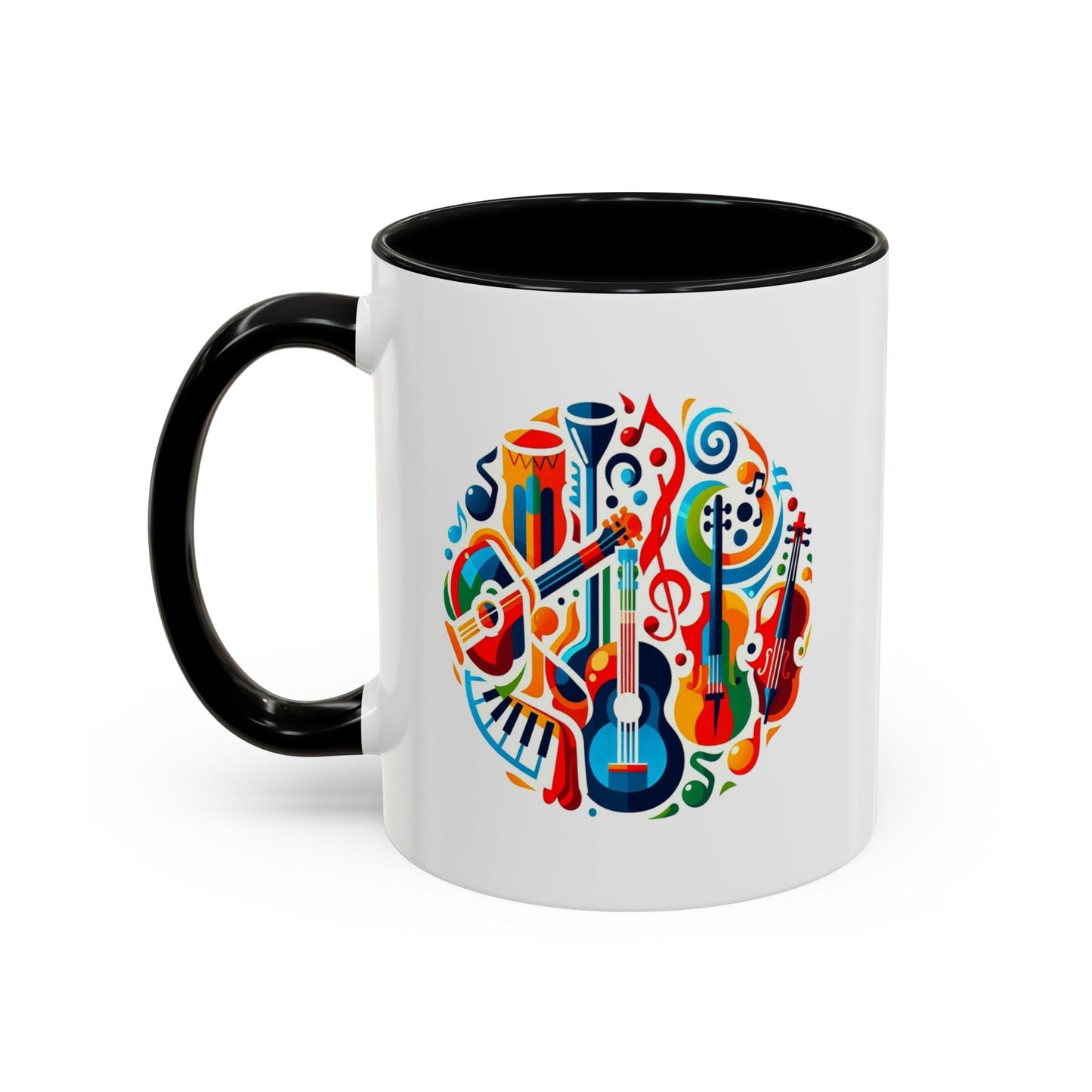 Musical Instruments | Accent Coffee Mug (11, 15oz)