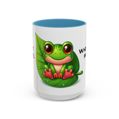 Just A Girl Who Loves Frogs | Accent Coffee Mug (11, 15oz)