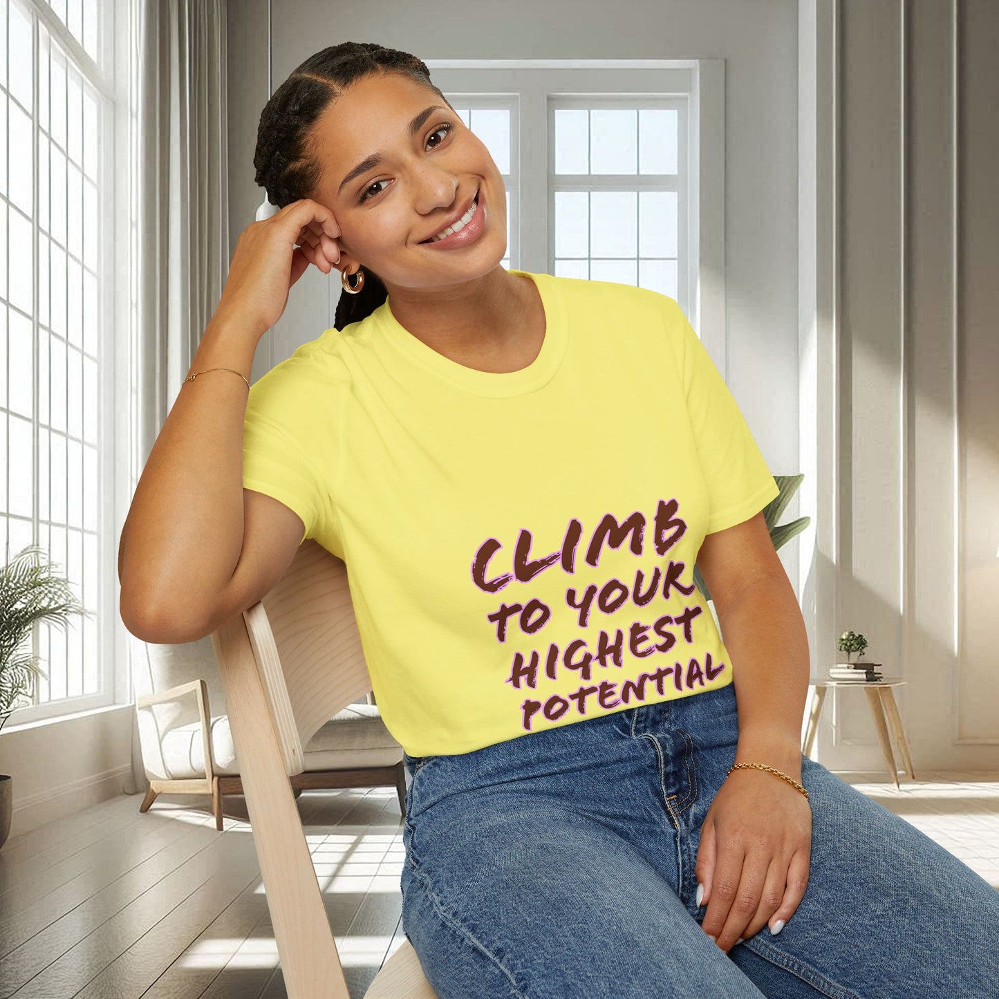 Climb To Your Highest Potential | Unisex Soft T-shirt