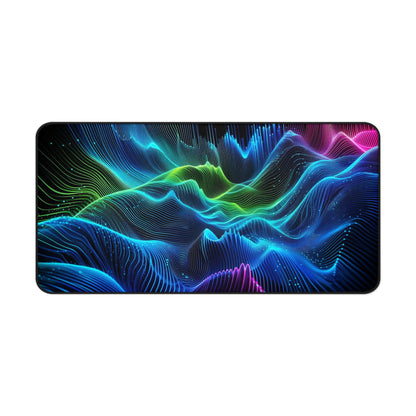 Sound Waves Digital Waveform | Desk Mat