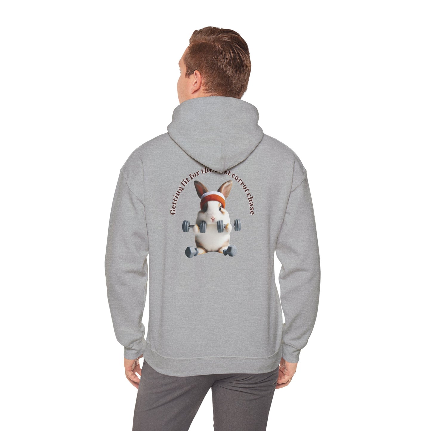 Se préparer pour la prochaine chasse aux carottes | Sweat-shirt à capuche unisexe Heavy Blend™