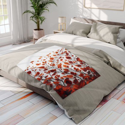 Auburn Fall Leaves | Arctic Fleece Blanket