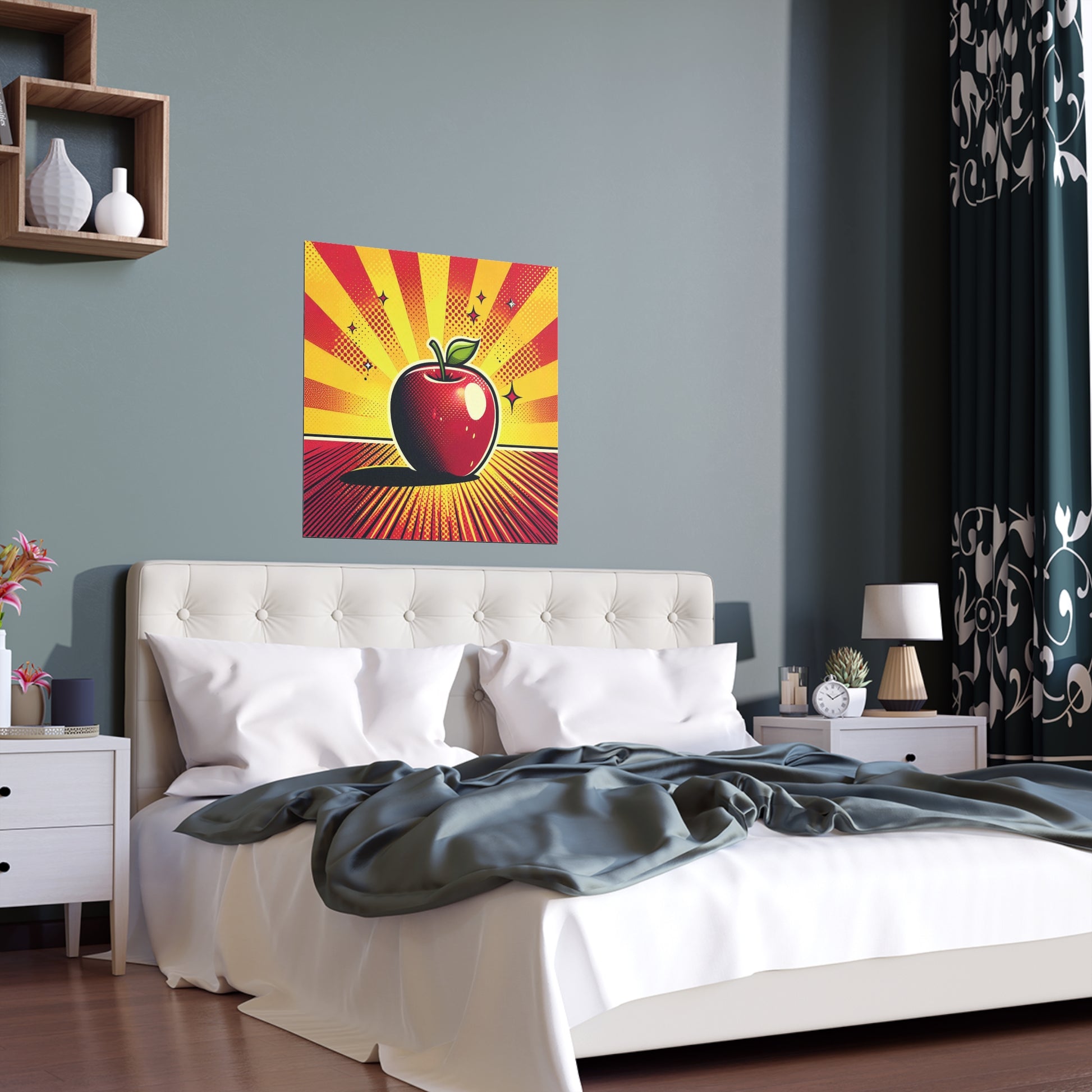 An Apple a Day Keeps the Doctor Away | Indoor and Outdoor Silk Poster