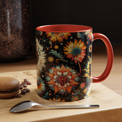 Vibrant Dandelions | Accent Coffee Mug (11oz)