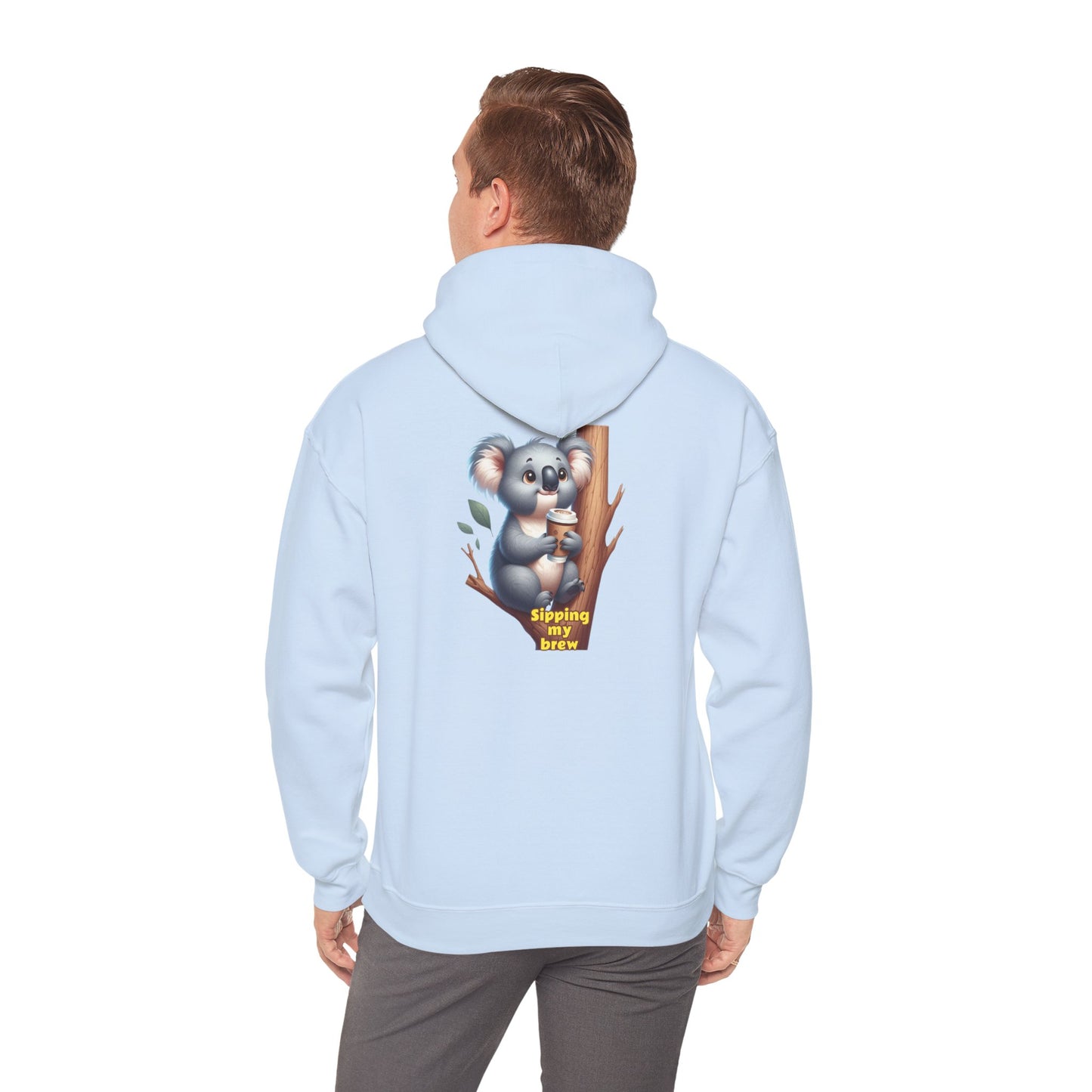 Sipping My Brew | Unisex Heavy Blend™ Hooded Sweatshirt