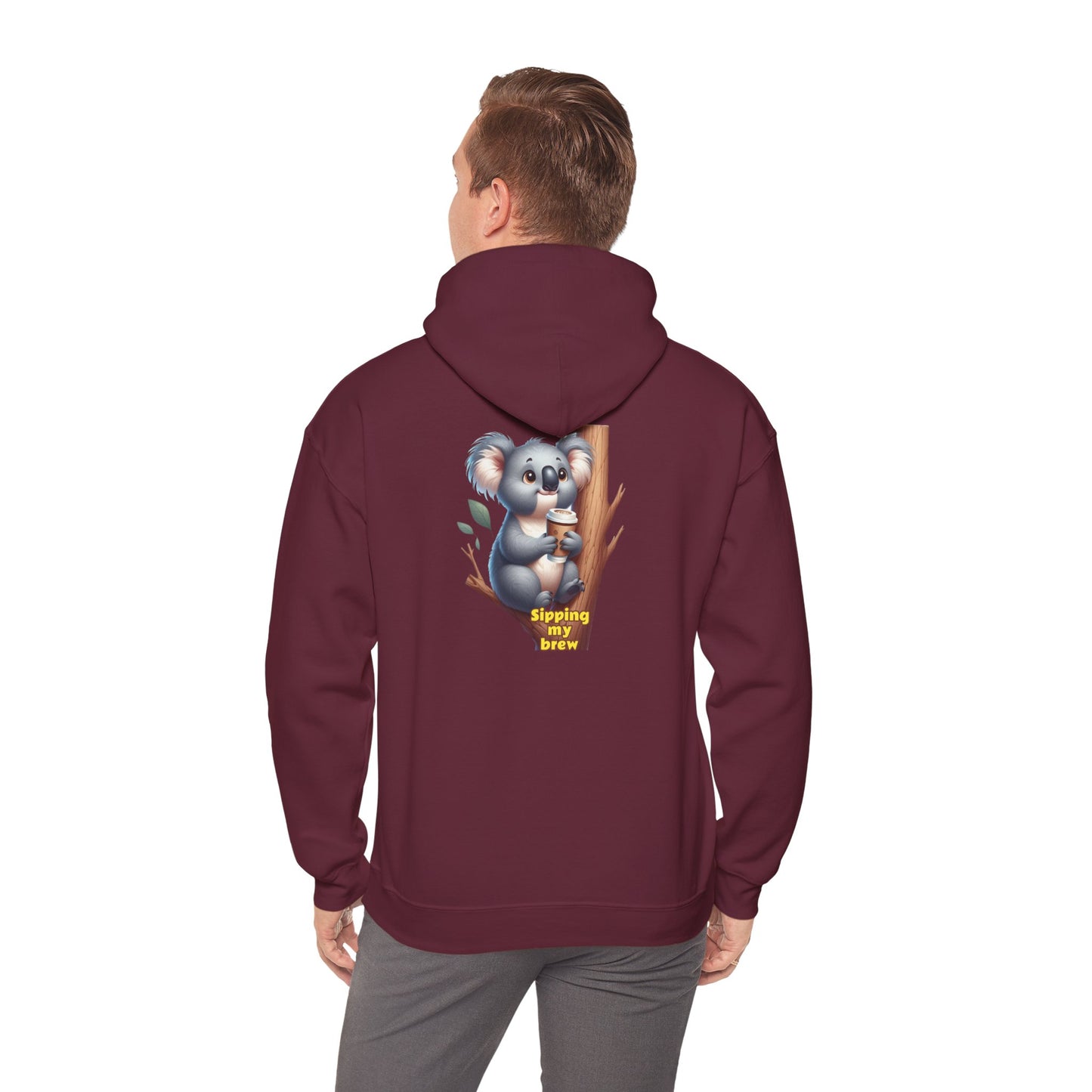 Sipping My Brew | Unisex Heavy Blend™ Hooded Sweatshirt