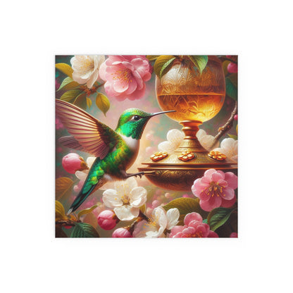 Hummingbird | Indoor and Outdoor Silk Poster