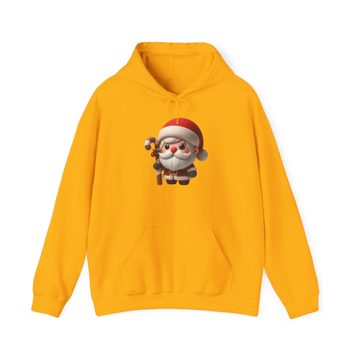 Santa with a Candy Cane | Unisex Heavy Blend™ Hooded Sweatshirt